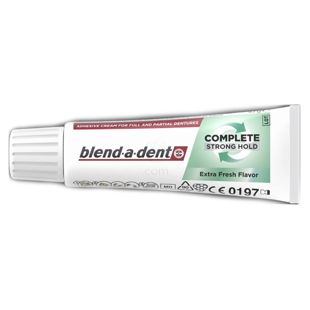 Blend-a-dent complete, pričvrstilna krema za zobne proteze - meta (47 ml)